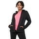 thumbnail image 1 of Polerón Mujer Deportivo Zipper Mix Tela Negro Corona, 1 of 5