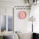 thumbnail image 3 of Reloj de pared Clockswise 30 cm rosa pastel con relieve hexagonal, 3 of 7