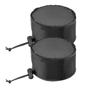 Ioensy - 2 Carpas De Cultivo, Cubierta De Ventilación, Accesorios A Prueba De Polvo Para El Crecimiento De Plantas De Invernadero De Interior, 4 Pulgadas, Negro