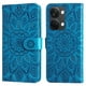 thumbnail image 1 of Funda tipo cartera FOXDOCK para OnePlus Nord 3 , diseño girasol en relieve, cuero PU, cierre magnético, soporte y tarjetero, 1 of 5