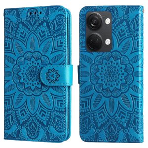 Funda Tipo Cartera Foxdock Para Oneplus Nord 3 , Diseño Girasol En Relieve, Cuero Pu, Cierre Magnético, Soporte Y Tarjetero