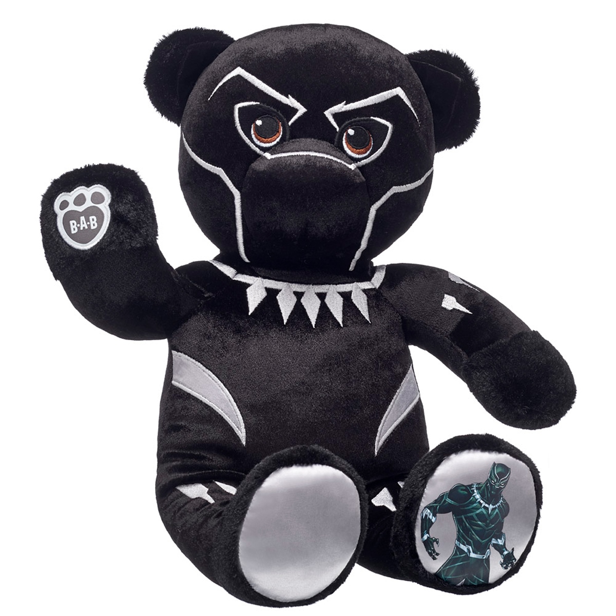 Peluche Build A Bear Pantera Negra Marvel 30 Cm