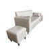 thumbnail image 2 of Sofa 2 Cuerpos + Dos Puff Tela Beige 140x80x90, 2 of 4