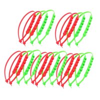 Magideal - 20X Cinturón De Cable Para Neumáticos, Cadenas Para Neumáticos De Motocicletas Cadena De Tracción Cadenas Para Nieve Cadenas Para Barro Para Deportes