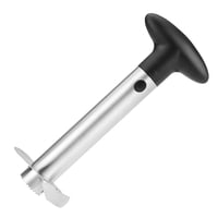 Xusx111 - Acero Inoxidable Piña Corer & Slicer, Piña Corer Acero Inoxidable Piña Corer Slicer Manual Piña Núcleo Eliminador Cortador Con Puntas Negro (23.3 * 9.8Cm)