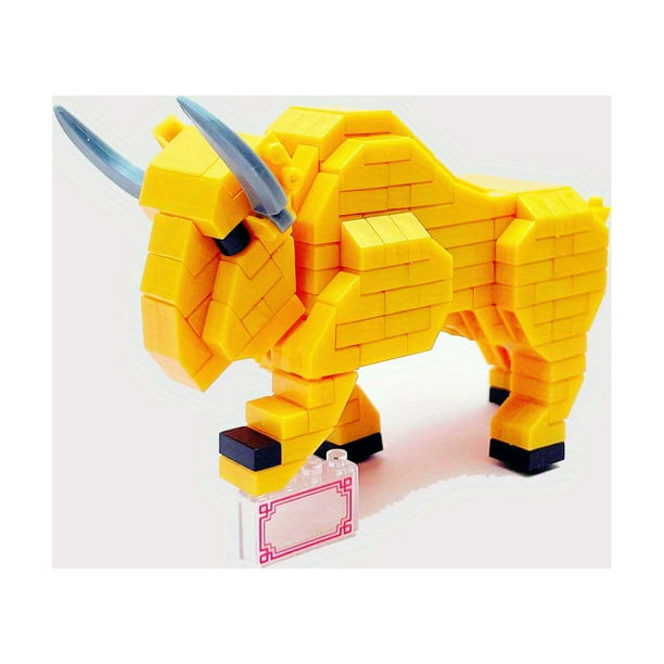 The Chinese Zodiac Series Animal Model Small Particles Assembled Building Blocks DIY Educational Children's Toy Gift Game Fan Party Birthday Gifts