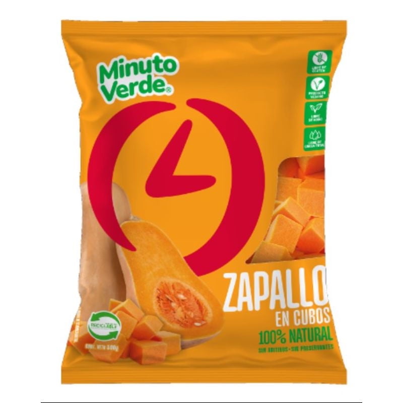 Zapallo En Cubos 500 g Minuto Verde