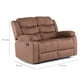 thumbnail image 4 of Sofá 2 Cuerpos Reclinable Tradicional Norman Café Claro, 4 of 14