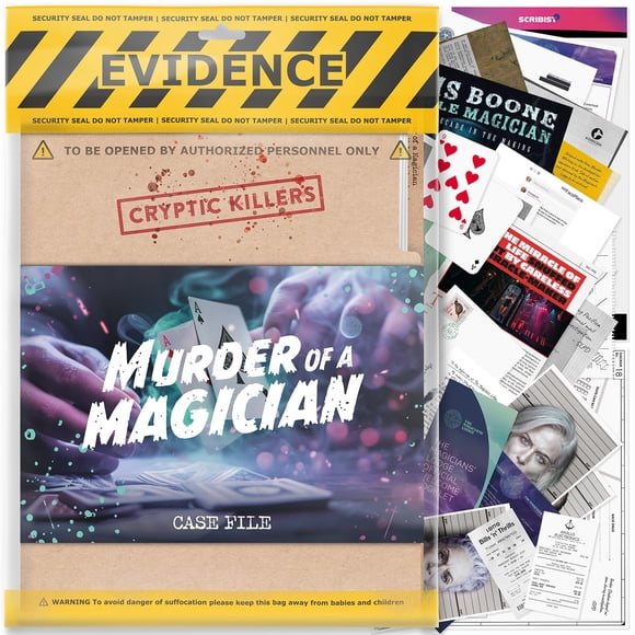 Murder Mystery Game Cryptic Killers Cold Case Files Invest.