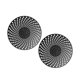 thumbnail image 1 of Generic Coche Aire Acondicionado Parabrisas Universal 2 Piezas Para Coche Camión Redondo, 1 of 5