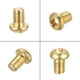 thumbnail image 5 of Tornillos de máquina de latón Uxcell M4x6mm, pernos de fijación de cabeza redonda Phillips 24 unidades, 5 of 5