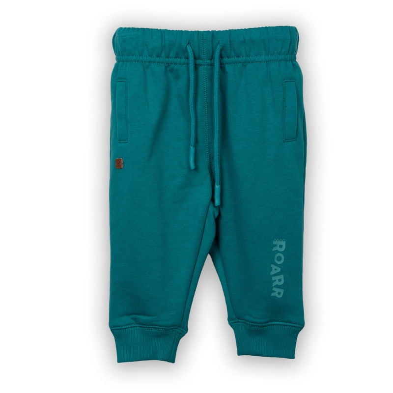 Pantalón Buzo Bebe Niño Verde Pillin