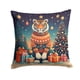 thumbnail image 1 of Almohada Decorativa Tiger Christmas 14x14, 1 of 7