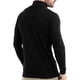 thumbnail image 4 of Jersey de cuello alto Utopia Wear para hombre, corte ajustado, negro, 4 of 6