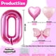 thumbnail image 2 of Balloon Florisland para 23 cumpleaños, lámina de mylar, color rosa, 1,02 m, 2 of 6