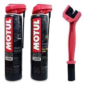 El Kit Motul Limpia Y Lubrica El Cepillo Chain C1 + C4 +