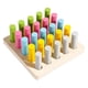 thumbnail image 1 of Bloques Cilíndricos Montessori Herramientas Educativas Bloques Cilíndricos De Escalera De Colores, 1 of 5