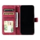 thumbnail image 5 of Funda Cartera para Samsung Galaxy S21 Ultra Tapa con Ranuras, Soporte y Correa Rojo, 5 of 5