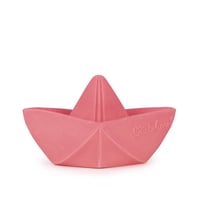 Oli & Carol - Juguete Mordedor Bote Origami Oli&Carol Rosado