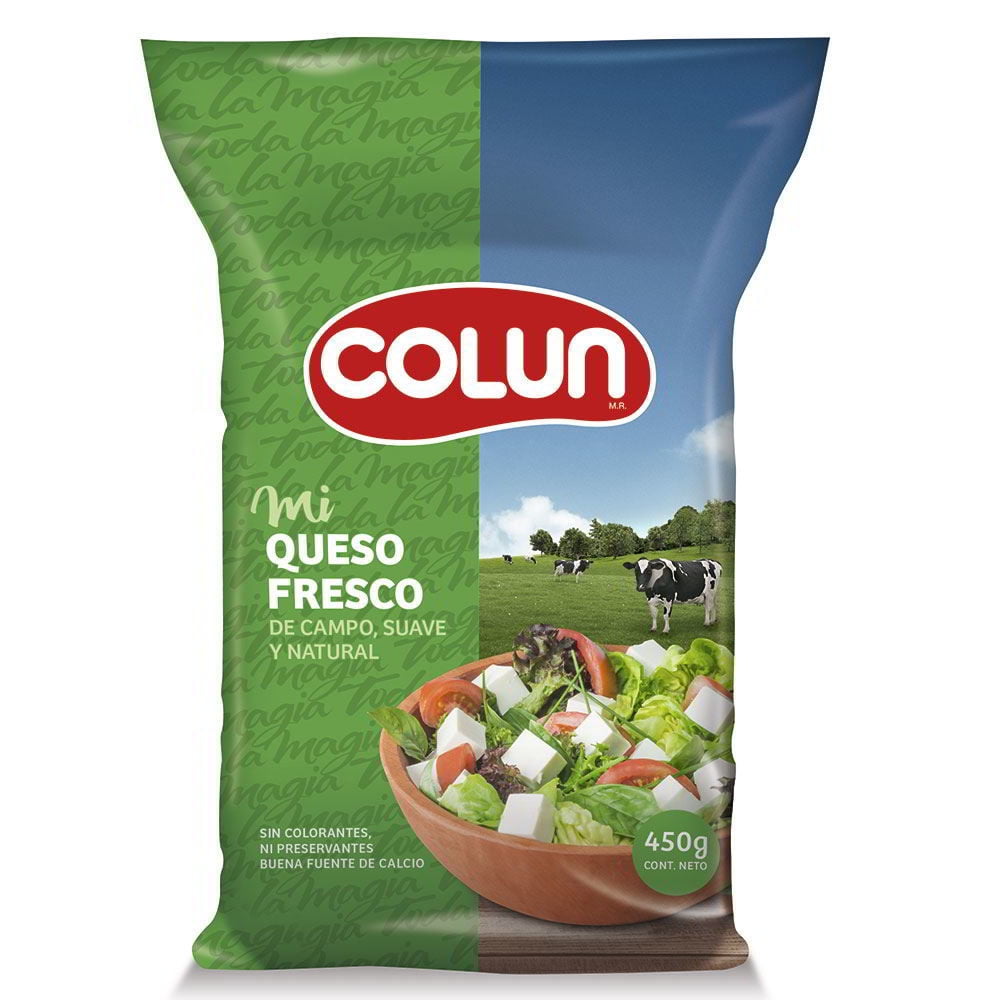 Queso Fresco Trozo 450 g Colun