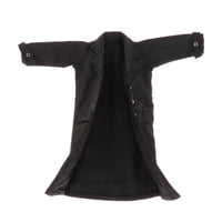 Magideal - Gabardina En Miniatura A Escala 1:12, Disfraz De Abrigo De Figura Masculina, Abrigo Informal Elegante De Moda Para Figuras De De 6 Pulgadas, , Negro