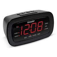 Reloj Despertador Sharp Shockwave Para Personas Que Duermen Mucho 105 Db