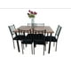 thumbnail image 2 of Comedor Metal Madera Ranco 6 Sillas Negro, 2 of 4