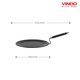thumbnail image 2 of Tawa Vinod de aluminio anodizado duro negro de 25 cm, 2 of 5