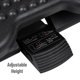 thumbnail image 4 of Foot Rest Mind Reader, ergonómico, ajustable en altura, negro, 4 of 6