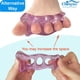 thumbnail image 2 of Separadores de dedos Chiroplax, gel para aliviar los juanetes, 2 pares, color menta, 2 of 6