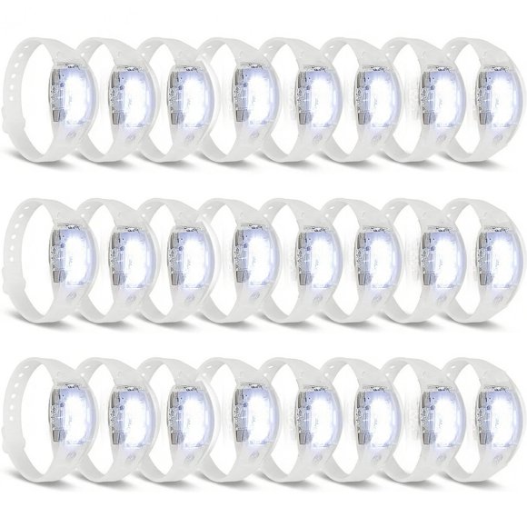 Pulsera LED BeesMith activada por sonido - Pack de 24