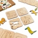 thumbnail image 1 of Set De Plantillas De Madera De 20 Piezas 9 5 X 9 5 Cm Para Niños, 1 of 5