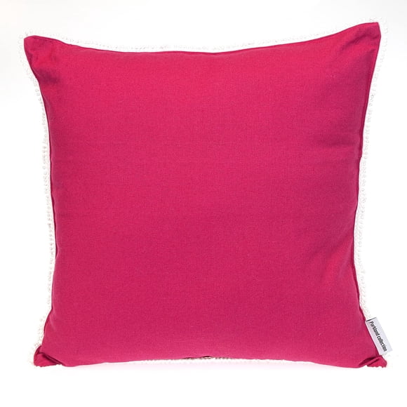 Cojín Parkland Collection, color rosa liso, 50 x 50 cm