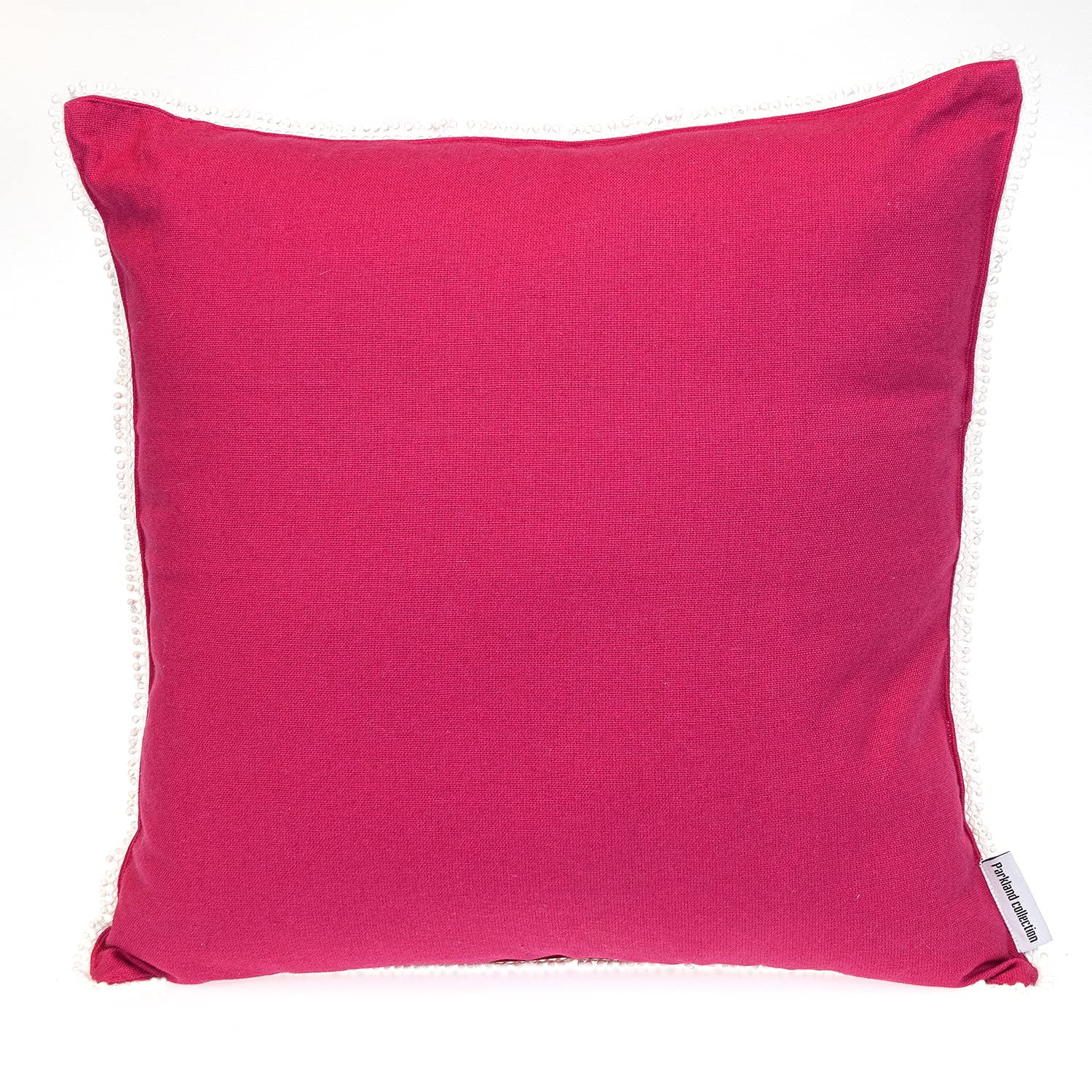 Cojín Parkland Collection, Color Rosa Liso, 50 X 50 Cm