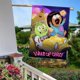 thumbnail image 5 of ¡Despierta, Carlo!-bandera de jardín temática. Regalo perfecto para fans, amigos y familiares, ideal para actividades al aire libre y decoración de fiestas.28CM*45CM, 5 of 5