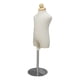 thumbnail image 4 of Torso de niño pequeño, modelos de exhibición, soporte para niña y niño, vestido decorativo, parte del cuerpo, maniquí de altura ajustable de Soporte de acero, 4 of 5