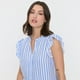 thumbnail image 3 of Blusa Mujer Cuello Mao Vuelos Puntos Blanco Corona, 3 of 5