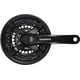 thumbnail image 2 of Biela + Volante Shimano Tourney Fc-ty501 170mm 48-38-28t Negro, 2 of 5