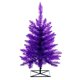 thumbnail image 1 of Árbol de Navidad Artificial Vickerman Púrpura 60 cm con Soporte, 1 of 2