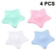 thumbnail image 1 of Paquete de 4 atrapapelos de estrellas de mar de colores, colador de desagüe para baño, atrapapelos, tapa de desagüe para bañera y ducha, trampa para el pelo, colador de desagüe para bañera, protector, 1 of 8