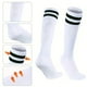 thumbnail image 3 of Calcetines Futbol Pack 10x Calidad B - Blanco Rayas Negras, 3 of 3