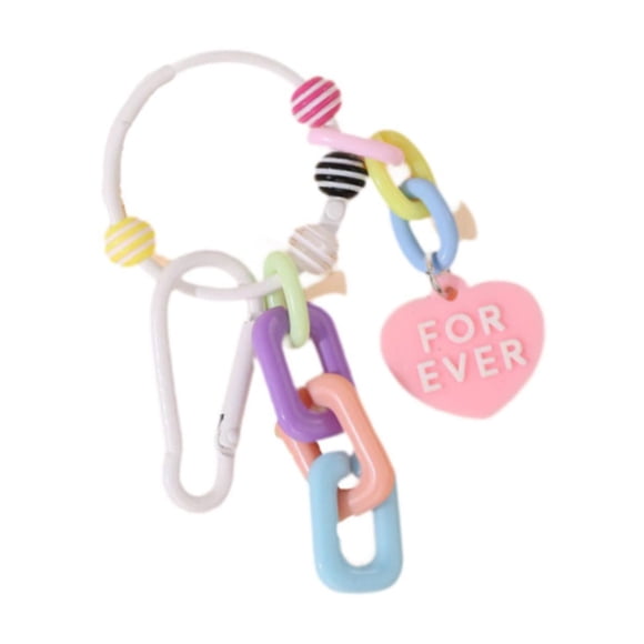 Llavero Acrílico Creativo, Regalo De Moda, Accesorio Para Bolso, Llavero Para Coche, Regalo Blanco