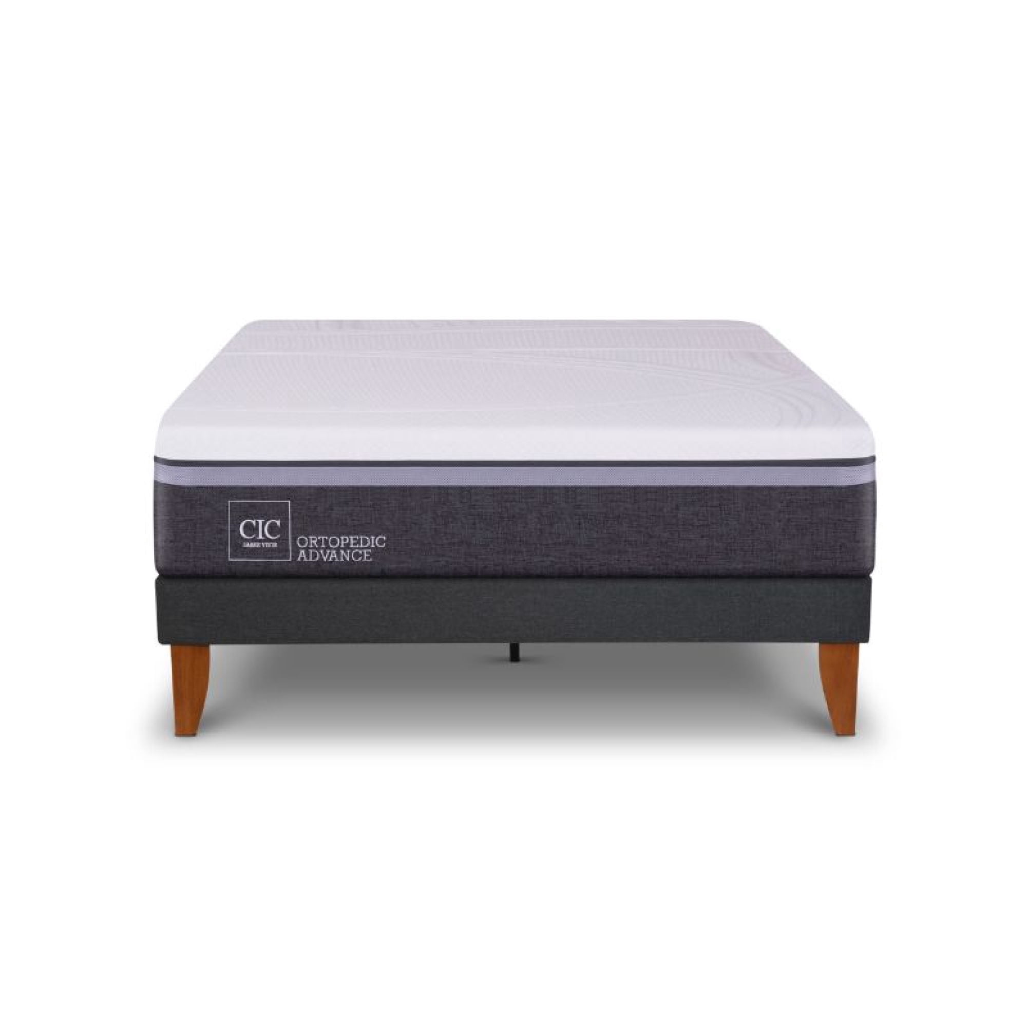 Cama Europea Curve Ortopedic Advance 1.5 Plaza Base Normal
