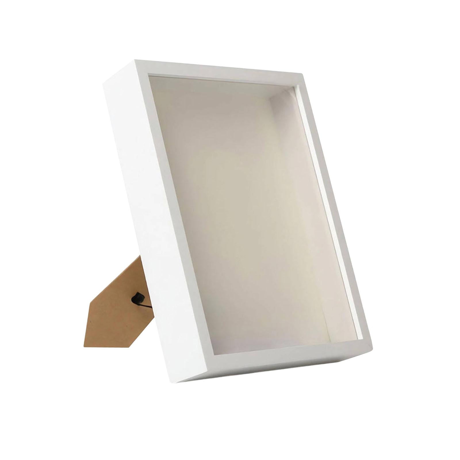 Bothyi - Marco De Caja De Presentación De Flores Secas, Decoración De Pared De Mesa De 3cm De Profundidad, Marco De Caja De Sombra