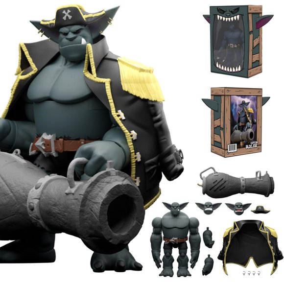 Figura de Acción Plunderlings Capitán BlacJak a escala 1:12