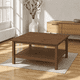thumbnail image 2 of Mesa de Centro "Brisa" Nórdica Mesa de Living de Madera Maciza - Café - 80x70x45 cm, 2 of 3