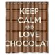 thumbnail image 1 of Cortina de ducha con ganchos "Keep Calm And Eat Nutella" (60 x 72 pulgadas), 1 of 3