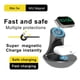 thumbnail image 3 of Cargador para Apple Watch ViiQien Base de Carga Rápida Magnética Gris, 3 of 7