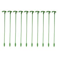 Magideal - 10 Uds Soporte De Flores, Protección De Prevención De Alojamiento De Plantas Soporte De Flores Estacas De Plantas Para Exteriores, Soporte De Soporte 17Cm