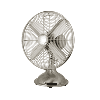 Ventilador De Mesa Retro Sumo Vm30 12"" Plata